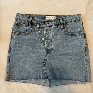 Abercrombie & Fitch Blue Mini Skirt